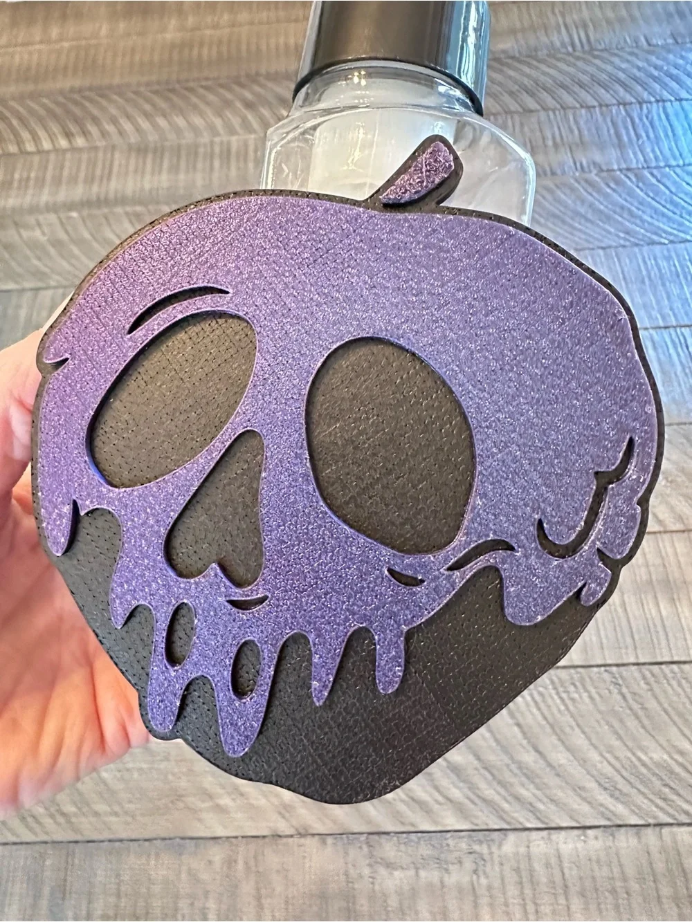 Disney Poison Apple Skull Foaming Soap Holder for Bath & Body Works Bottles